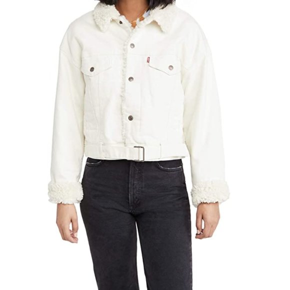 Levis Cozy Cocoon Sherpa Trucker Jacket 